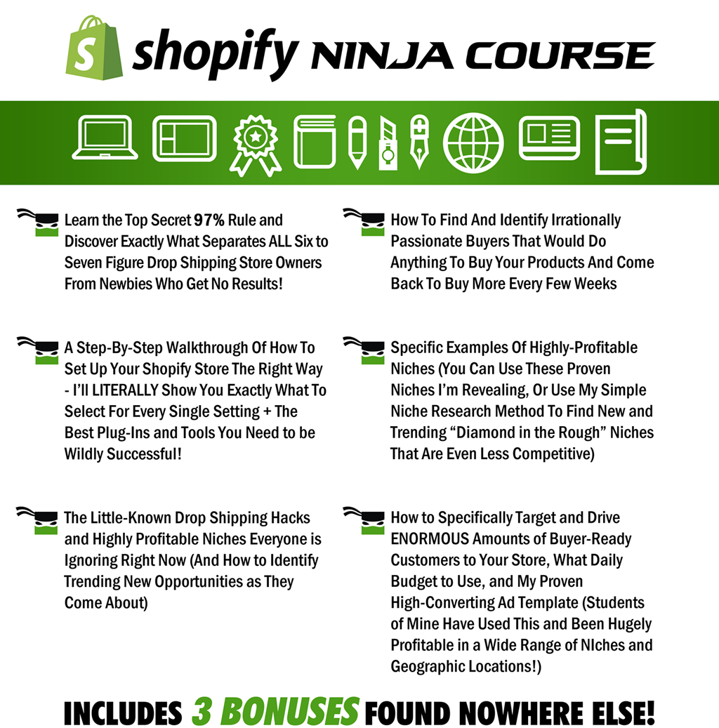 Shopify Dropshipping Ninja MasterClass