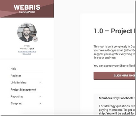 Webris Project Management System 1