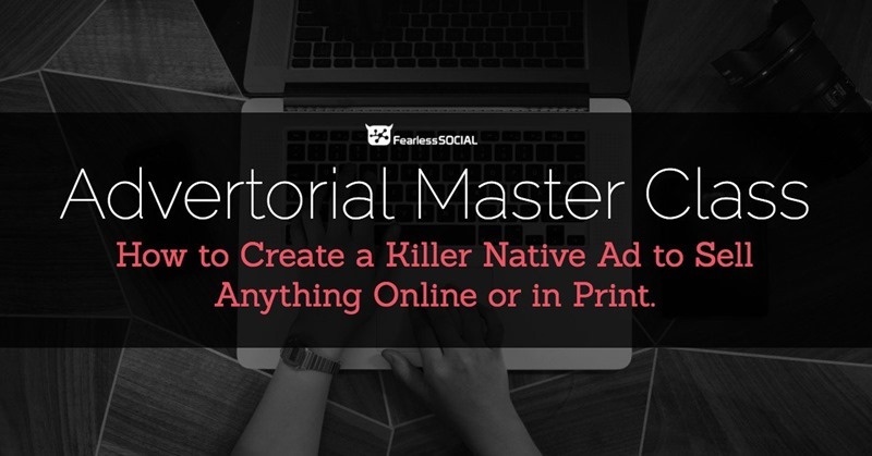 Ben Adkins - Advertorial Master Class